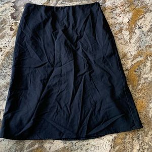 BANANA REPUBLIC black skirt size 4
